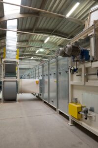 séchoirs à bande, Séchoirs